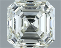 Natural Diamond 1.00 Carats, Asscher with  Cut, J Color, VS1 Clarity and Certified by IGI