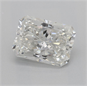 Natural Diamond 1.20 Carats, Radiant with  Cut, H Color, VS2 Clarity and Certified by GIA