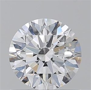 Picture of Natural Diamond 0.81 Carats, Round with Excellent Cut, D Color, SI1 Clarity and Certified by GIA