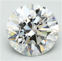 Natural Diamond 3.01 Carats, Round with Excellent Cut, F Color, VS1 Clarity and Certified by GIA