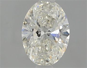 Picture of Natural Diamond 0.82 Carats, Oval with  Cut, I Color, I1 Clarity and Certified by GIA