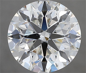 Picture of Natural Diamond 3.00 Carats, Round with Excellent Cut, G Color, SI1 Clarity and Certified by IGI