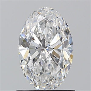 Picture of Natural Diamond 1.00 Carats, Oval with  Cut, D Color, SI1 Clarity and Certified by GIA