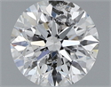 Natural Diamond 1.00 Carats, Round with Excellent Cut, E Color, I1 Clarity and Certified by IGI