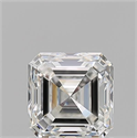 Natural Diamond 1.01 Carats, Asscher with  Cut, G Color, VVS2 Clarity and Certified by GIA