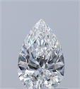 Diamante Natural 0.51 quilates, De pera , Color E, claridad SI1 y certificado GIA