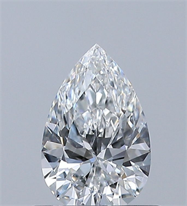 Foto Diamante Natural 0.51 quilates, De pera , Color E, claridad SI1 y certificado GIA de