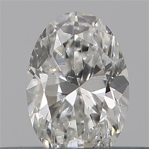 Picture of Natural Diamond 0.21 Carats, Oval with  Cut, H Color, SI2 Clarity and Certified by GIA