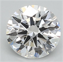Del inventario de diamantes de laboratorio, 1.07 quilates, Redondo , Color D, claridad VVS2 y certificado IGI