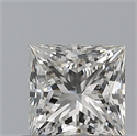 Diamante Natural 0.51 quilates, Princesa , Color H, claridad VS2 y certificado IGI