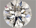 Diamante Natural 0.40 quilates, Redondo , Color H, claridad IF y certificado GIA