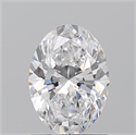 Natural Diamond 1.20 Carats, Oval with  Cut, D Color, SI2 Clarity and Certified by GIA