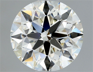 Picture of Natural Diamond 0.90 Carats, Round with Excellent Cut, J Color, VS1 Clarity and Certified by GIA