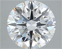 Lab Grown Diamond 5.00 Carats, Round with Ideal Cut, E Color, VVS1 Clarity and Certified by IGI