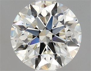 Picture of Natural Diamond 0.80 Carats, Round with Excellent Cut, K Color, SI2 Clarity and Certified by GIA