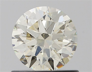 Picture of Natural Diamond 0.70 Carats, Round with Excellent Cut, K Color, VVS1 Clarity and Certified by IGI
