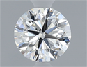 Natural Diamond 0.40 Carats, Round with Very Good Cut, F Color, VS2 Clarity and Certified by GIA