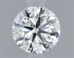 Picture of Natural Diamond 0.40 Carats, Round with Very Good Cut, F Color, VS2 Clarity and Certified by GIA