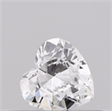 Natural Diamond 0.22 Carats, Heart with  Cut, E Color, VVS2 Clarity and Certified by GIA