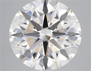 Picture of Lab Grown Diamond 7.32 Carats, Round with Ideal Cut, G Color, VS1 Clarity and Certified by IGI