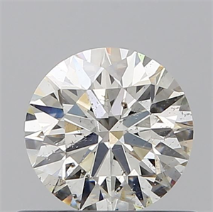 Picture of Natural Diamond 0.60 Carats, Round with Excellent Cut, I Color, SI2 Clarity and Certified by GIA