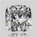 Natural Diamond 0.70 Carats, Cushion with  Cut, H Color, VVS2 Clarity and Certified by GIA