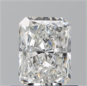 Natural Diamond 0.70 Carats, Radiant with  Cut, G Color, VVS1 Clarity and Certified by GIA