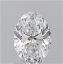 Natural Diamond 1.20 Carats, Oval with  Cut, E Color, VS2 Clarity and Certified by GIA