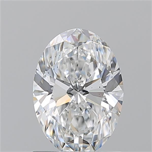 Picture of Natural Diamond 1.20 Carats, Oval with  Cut, E Color, VS2 Clarity and Certified by GIA