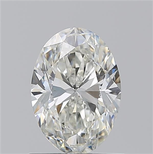 Picture of Natural Diamond 1.01 Carats, Oval with  Cut, I Color, SI1 Clarity and Certified by GIA