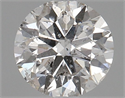 Natural Diamond 1.00 Carats, Round with Excellent Cut, H Color, I1 Clarity and Certified by GIA