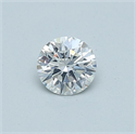 Diamante Natural 0.40 quilates, Redondo , Color E, claridad SI1 y certificado GIA