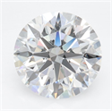 Lab Grown Diamond 2.51 Carats, Round with Ideal Cut, D Color, VVS1 Clarity and Certified by IGI