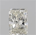 Natural Diamond 2.01 Carats, Radiant with  Cut, K Color, SI1 Clarity and Certified by GIA