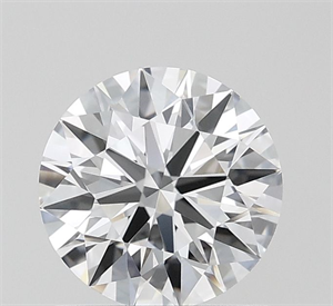 Picture of Lab Grown Diamond 1.02 Carats, Round with Ideal Cut, D Color, VVS2 Clarity and Certified by IGI