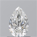 Natural Diamond 0.71 Carats, Pear with  Cut, G Color, VS2 Clarity and Certified by GIA