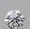 Diamante Natural 0.42 quilates, Redondo , Color G, claridad IF y certificado GIA