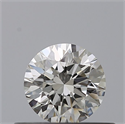Diamante Natural 0.41 quilates, Redondo , Color G, claridad IF y certificado IGI