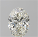 Natural Diamond 2.51 Carats, Oval with  Cut, J Color, VS2 Clarity and Certified by GIA