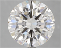 Lab Grown Diamond 5.09 Carats, Round with Ideal Cut, D Color, VS1 Clarity and Certified by IGI