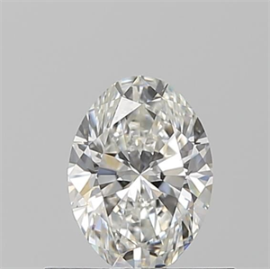 Picture of Natural Diamond 0.52 Carats, Oval with  Cut, G Color, VVS1 Clarity and Certified by GIA