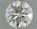 Natural Diamond 0.80 Carats, Round with Excellent Cut, J Color, VVS2 Clarity and Certified by IGI