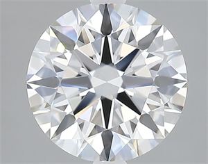 Picture of Lab Grown Diamond 2.32 Carats, Round with Excellent Cut, E Color, VS1 Clarity and Certified by GIA