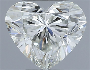 Picture of Natural Diamond 0.50 Carats, Heart with  Cut, H Color, VVS1 Clarity and Certified by IGI