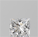 Diamante Natural 0.50 quilates, Princesa , Color D, claridad VS1 y certificado GIA