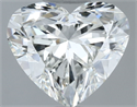 Natural Diamond 0.51 Carats, Heart with  Cut, I Color, VS2 Clarity and Certified by GIA