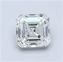Diamante Natural 1.20 quilates, Asscher , Color I, claridad VS2 y certificado GIA