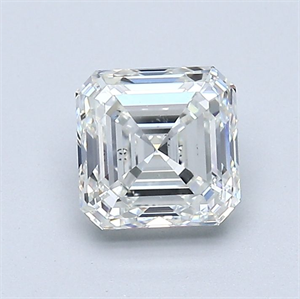 Picture of Natural Diamond 1.20 Carats, Asscher with  Cut, I Color, VS2 Clarity and Certified by GIA