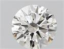 Natural Diamond 0.40 Carats, Round with Excellent Cut, H Color, VVS2 Clarity and Certified by GIA