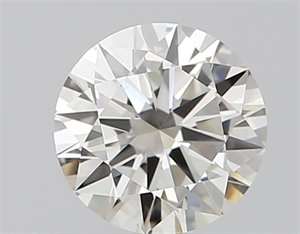 Picture of Natural Diamond 0.40 Carats, Round with Excellent Cut, H Color, VVS2 Clarity and Certified by GIA